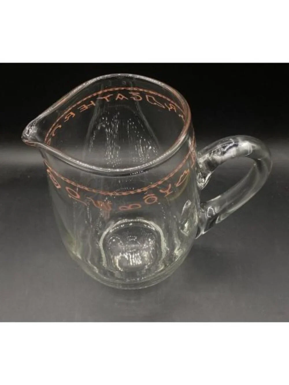 Cowboy Poetry Gathering Western Brands Large Iced Tea Glass Pitcher 8.25”